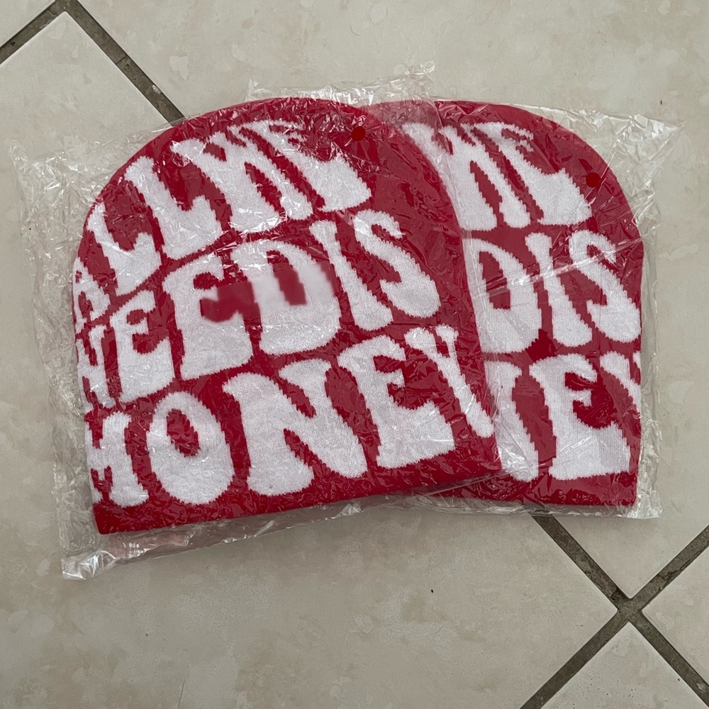 All We Need Is Money Y2K Beanie